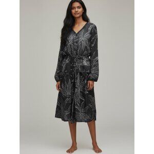 Alembika The Everything Dress Semi-Sheer Long Sleeve Dress Made in Israel Sz S